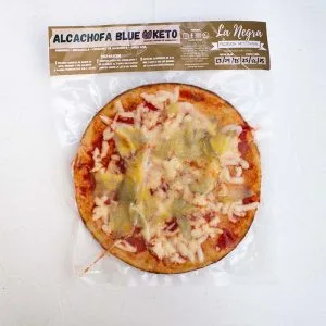 PIZZA KETO ALCACHOFA BLUE