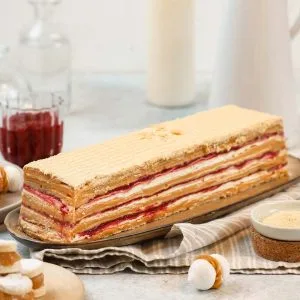 BARRA MILHOJA FRAMBUESA CREMA