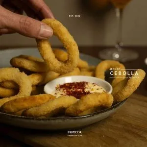 AROS DE CEBOLLA APANADOS