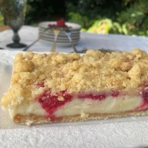 BARRA CRUMBLE LIMON FRAMBUESA - ANGELA DEL RIO