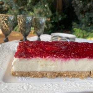 CHEESE CAKE FRAMBUESA - ANGELA DEL RIO