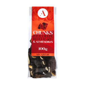 CHUNK CHOCOLATE BITTER Y ALMENDRAS - AMBROSÍA NATURAL