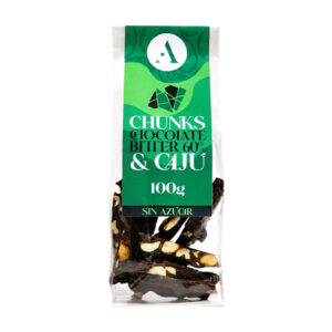 CHUNK CHOCOLATE BITTER Y CAJU - AMBROSÍA NATURAL