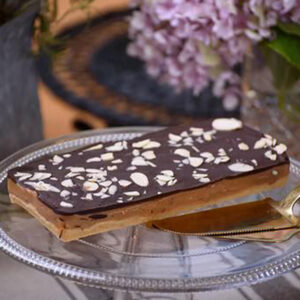LINGOTE DE TOFFEE, GALLETA Y ALMENDRAS - EL MERCADER